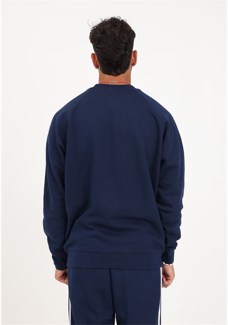 Adicolor Classics 3Stripes blue men's crewneck sweatshirt ADIDAS ORIGINALS | IM4515.